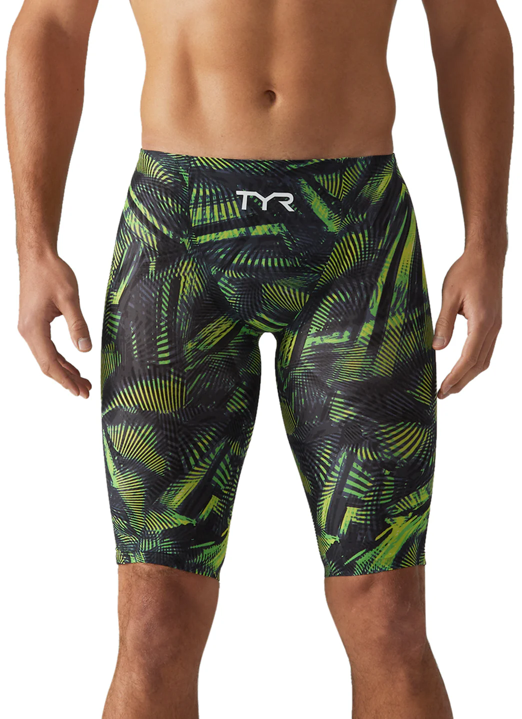 TYR Men's Avictor 2.0 Helux High Waist Jammer Tech Suit Swimsuit - Image 12