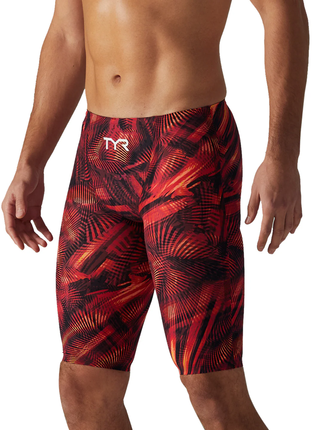 TYR Men's Avictor 2.0 Helux High Waist Jammer Tech Suit Swimsuit - Image 21