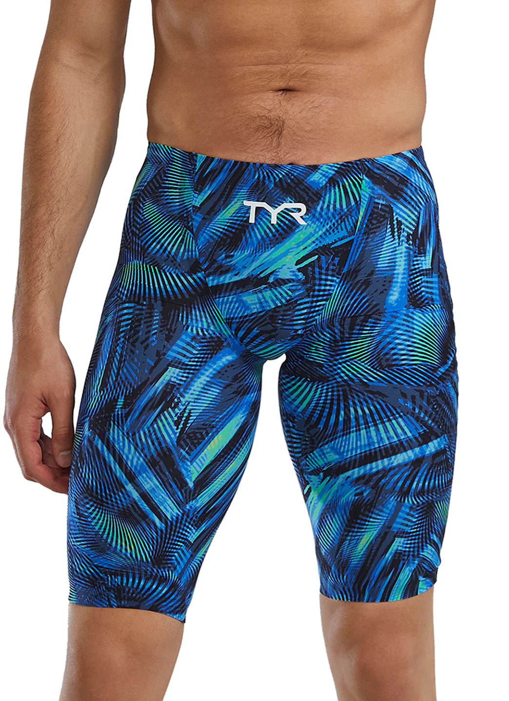 TYR Men's Avictor 2.0 Helux High Waist Jammer Tech Suit Swimsuit - Image 23