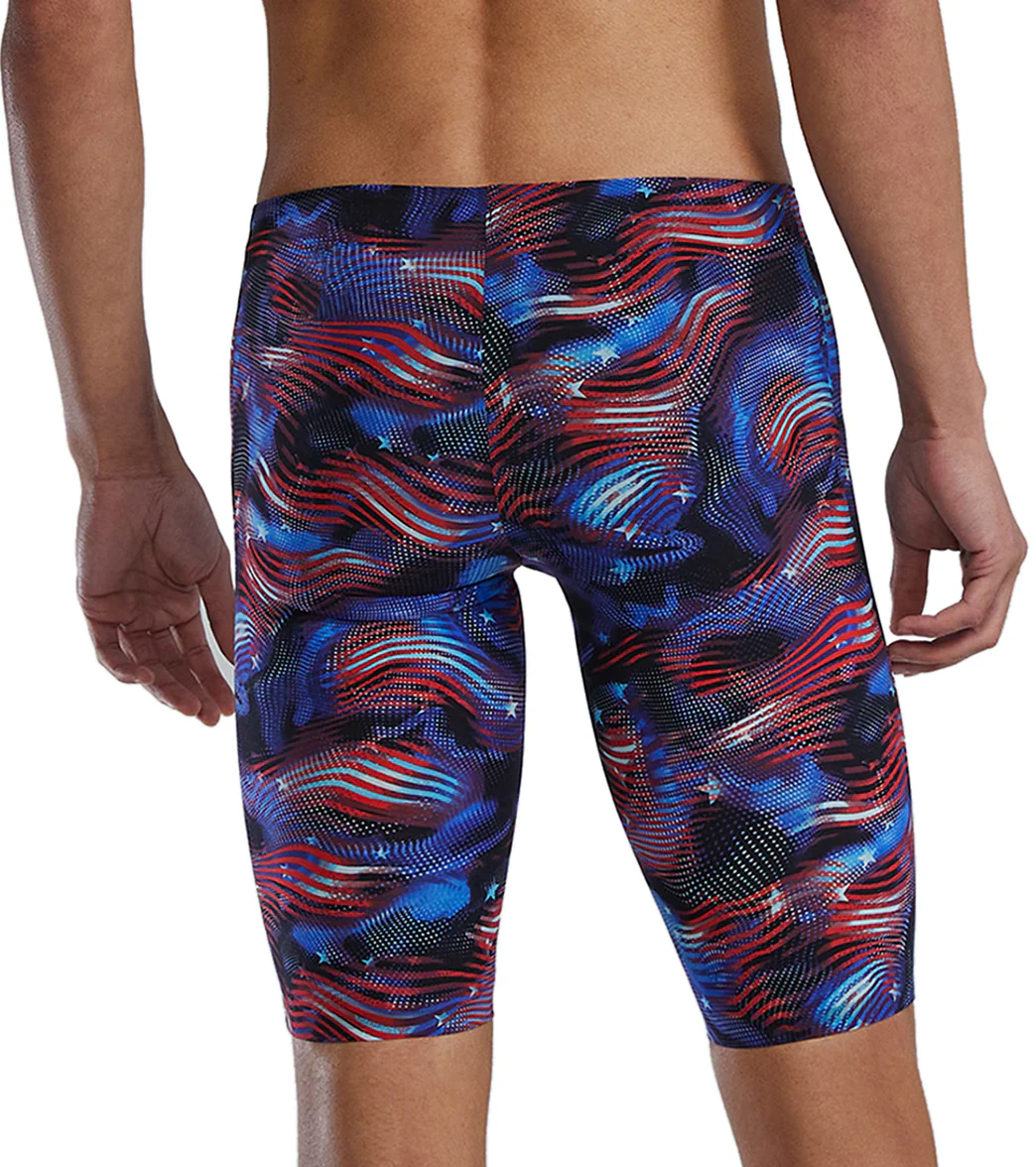 TYR Men's Avictor 2.0 USA High Waist Jammer Tech Suit Swimsuit - Image 3