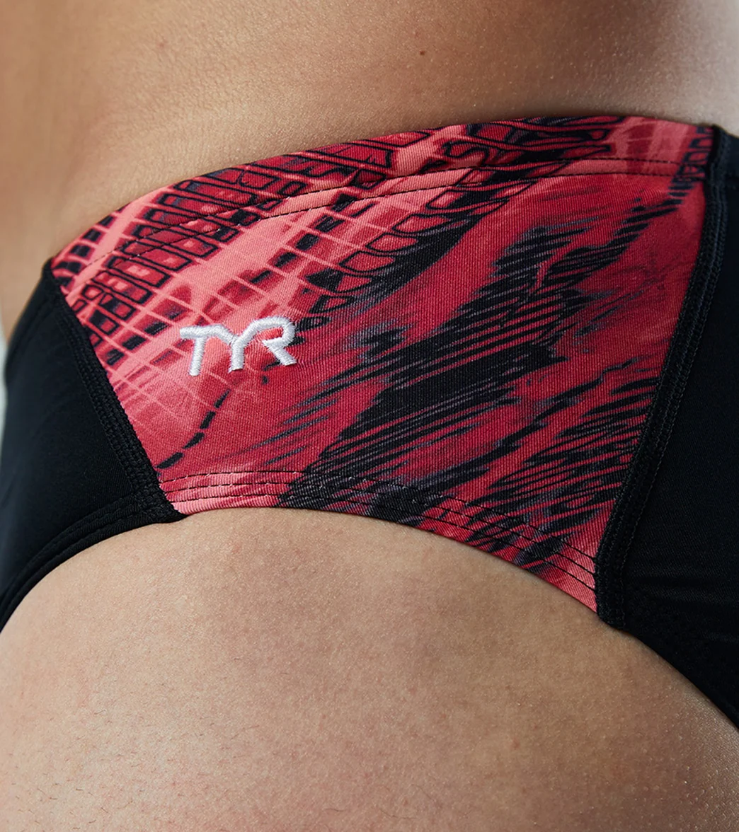 TYR Men's Cadence Racer Brief Swimsuit - Image 12