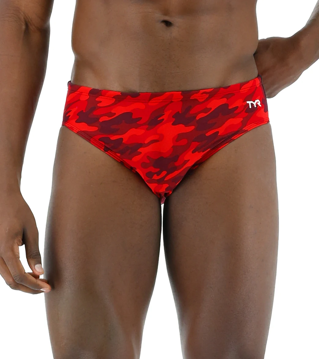 TYR Men's Camo Racer Brief Swimsuit - Image 20