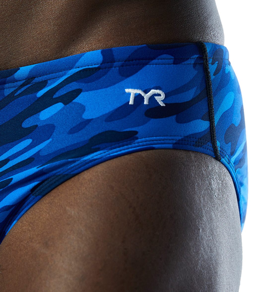 TYR Men's Camo Racer Brief Swimsuit - Image 26