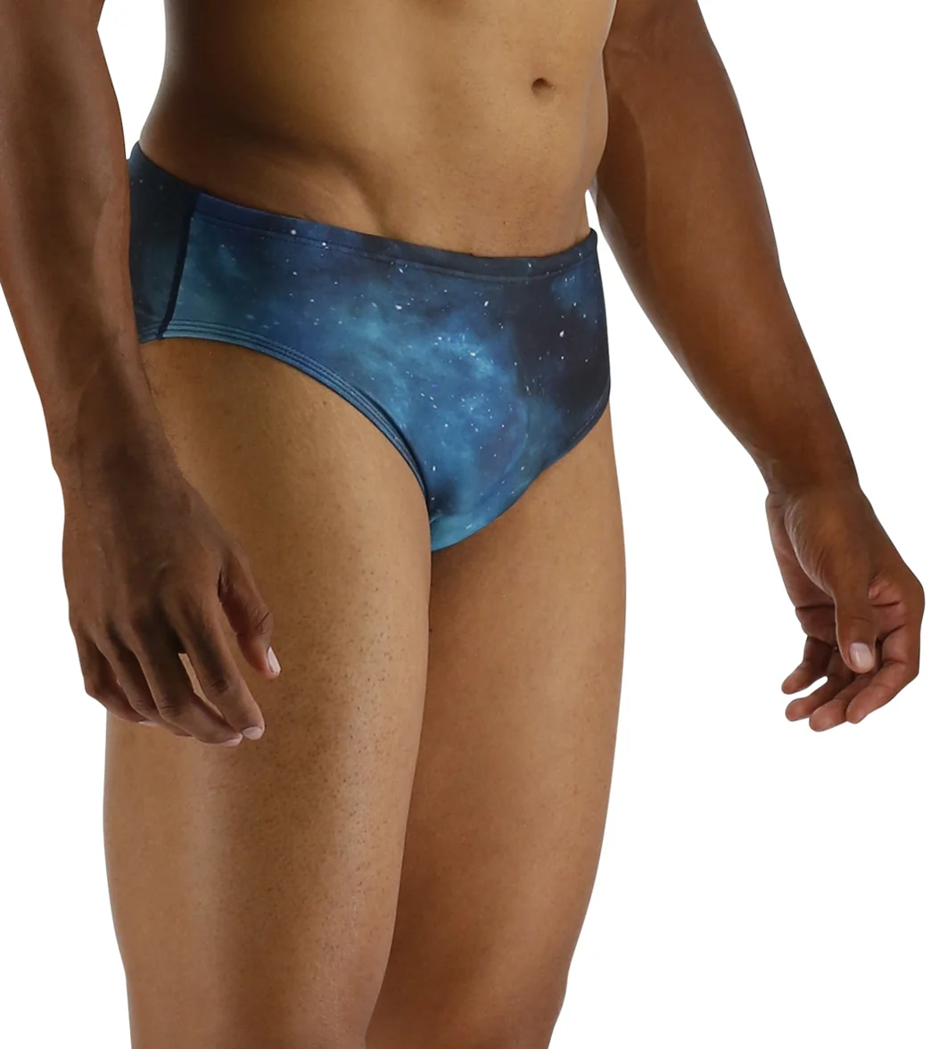 TYR Men's Cosmic Night Racer Brief Swimsuit - Image 5