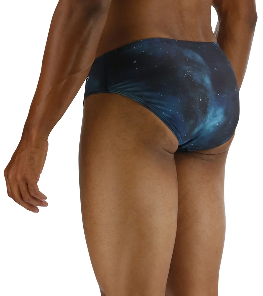 TYR Men's Cosmic Night Racer Brief Swimsuit - Image 6