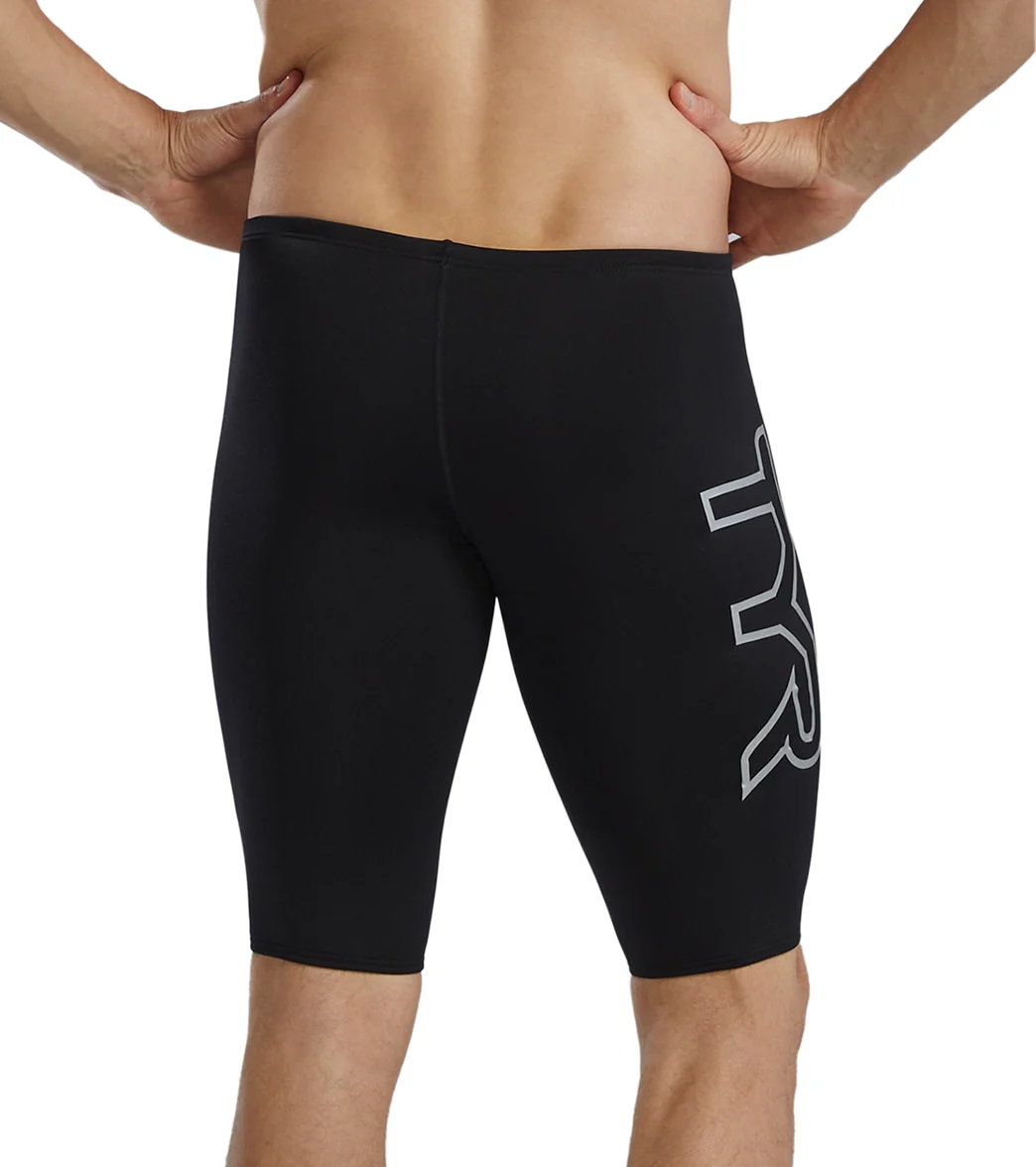 TYR Men's Durafast Elite Large Logo Jammer Swimsuit - Image 14