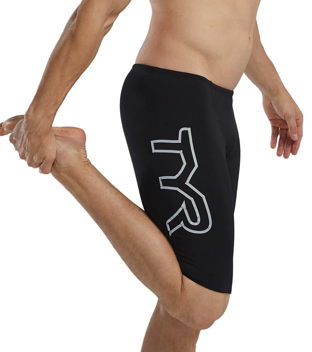 TYR Men's Durafast Elite Large Logo Jammer Swimsuit - Image 16