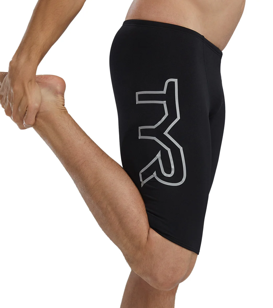TYR Men's Durafast Elite Large Logo Jammer Swimsuit - Image 18