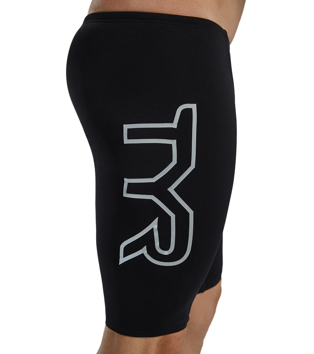 TYR Men's Durafast Elite Large Logo Jammer Swimsuit - Image 19