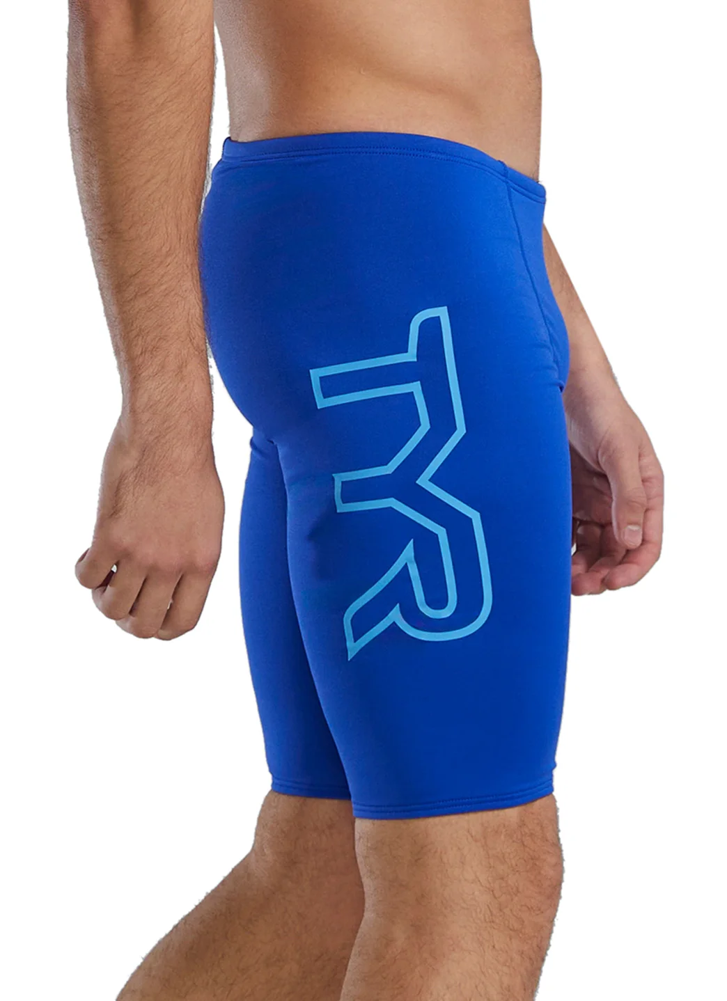 TYR Men's Durafast Elite Large Logo Jammer Swimsuit - Image 26