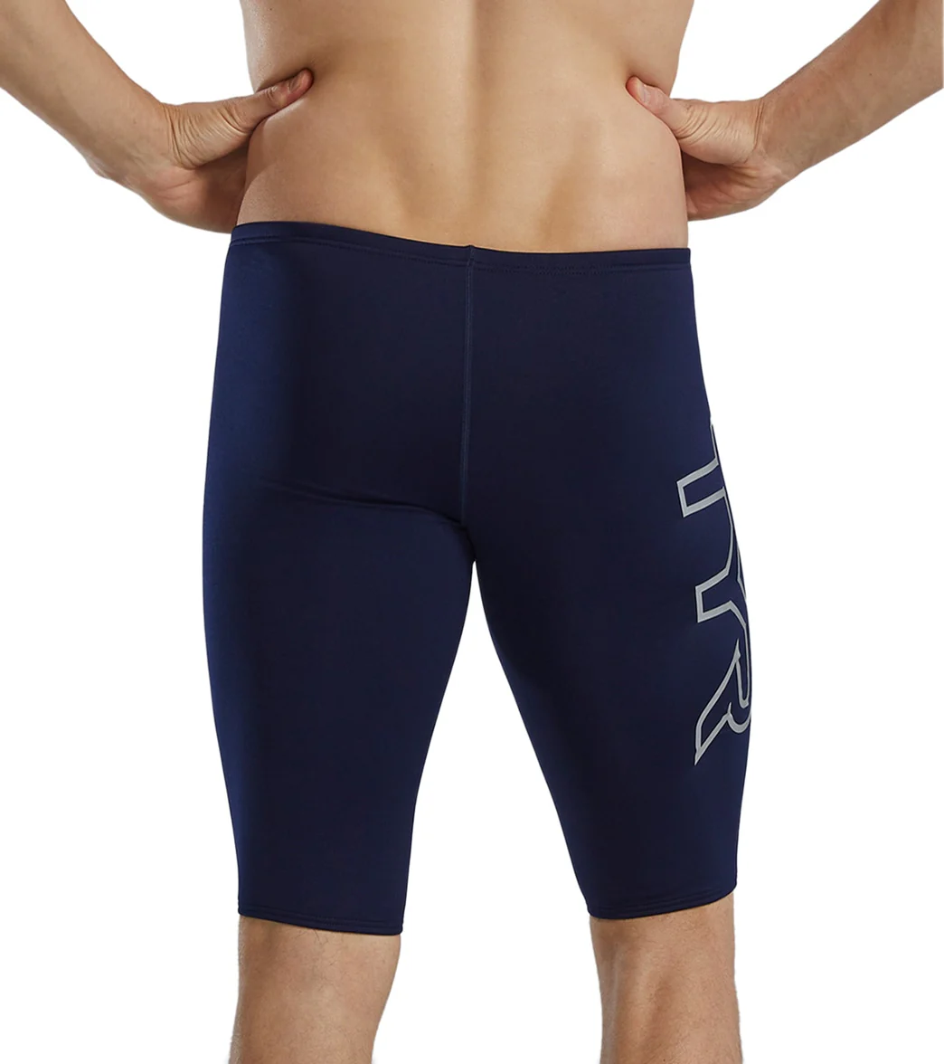 TYR Men's Durafast Elite Large Logo Jammer Swimsuit - Image 4