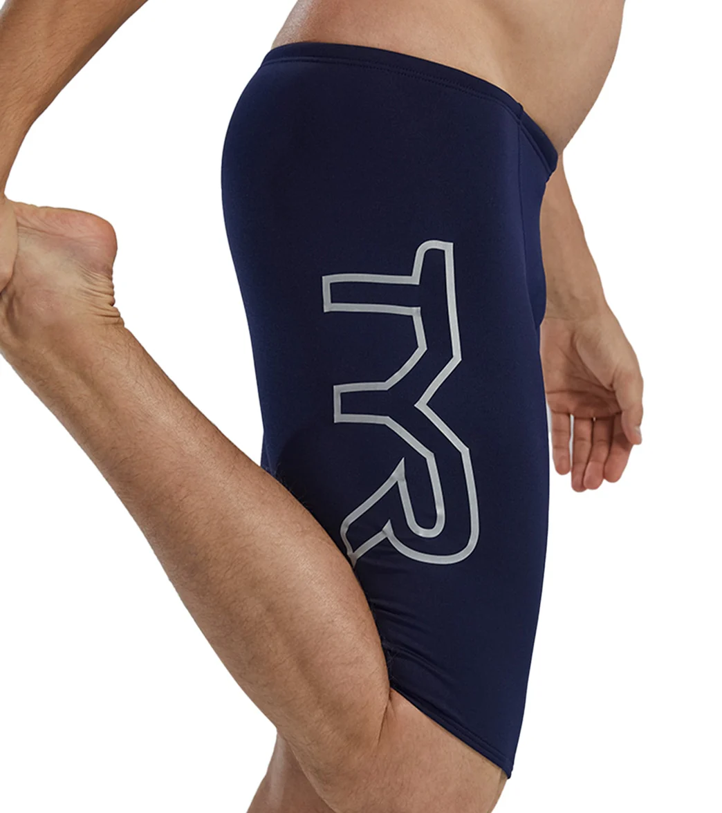 TYR Men's Durafast Elite Large Logo Jammer Swimsuit - Image 9