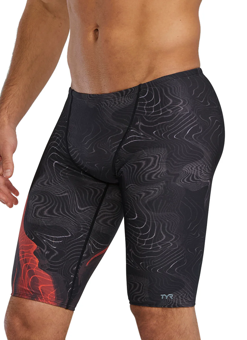 TYR Men's Firestorm Durafast Elite Jammer Swimsuit - Image 6