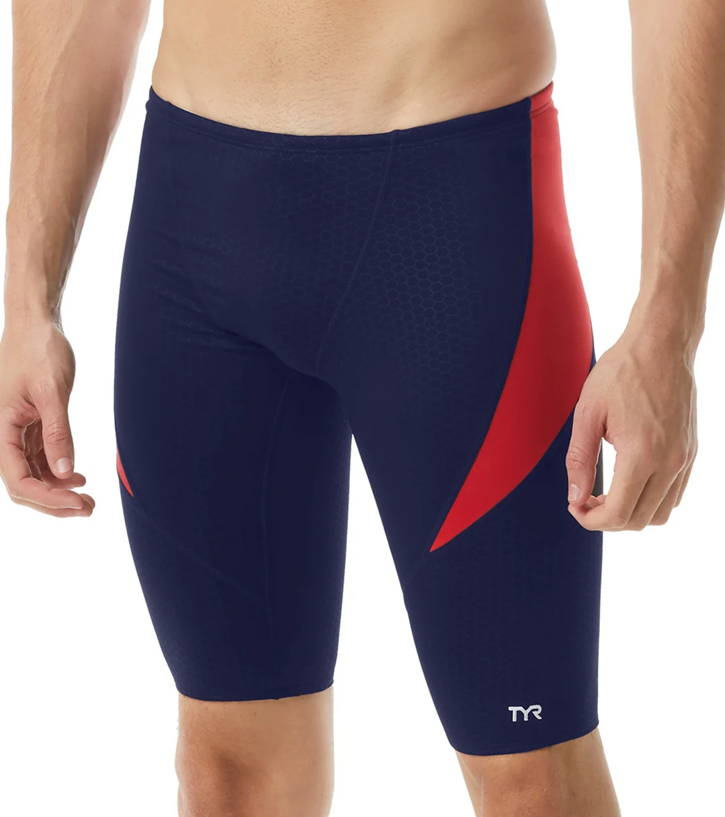 TYR Men's Hexa Curve Splice Jammer Swimsuit - Image 8
