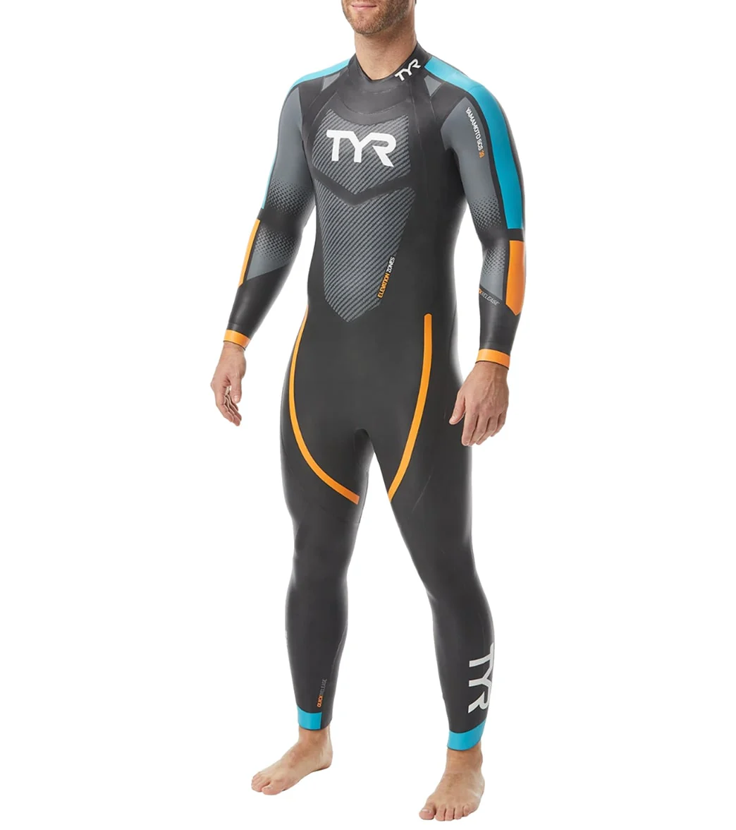 TYR Men's Hurricane Cat 2 Fullsleeve Triathlon Wetsuit - Image 2