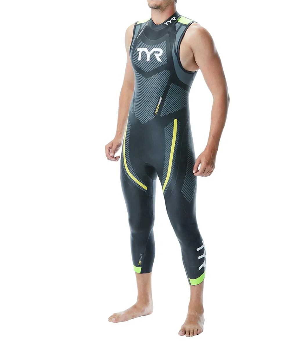 TYR Men's Hurricane Cat 5 Sleeveless Triathlon Wetsuit - Image 14