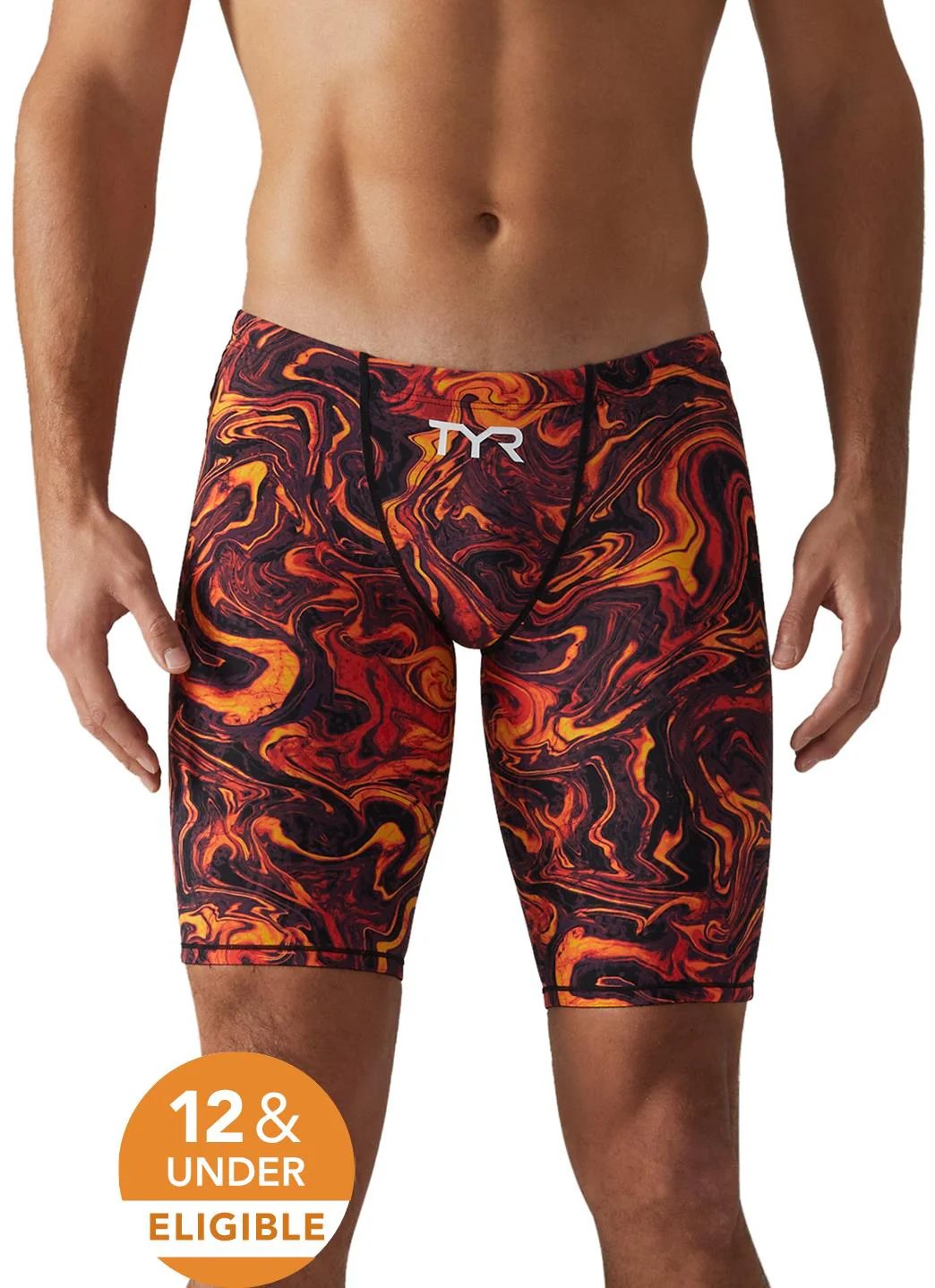 TYR Men's Hyperblitz Thresher Jammer Tech Suit Swimsuit - Image 8