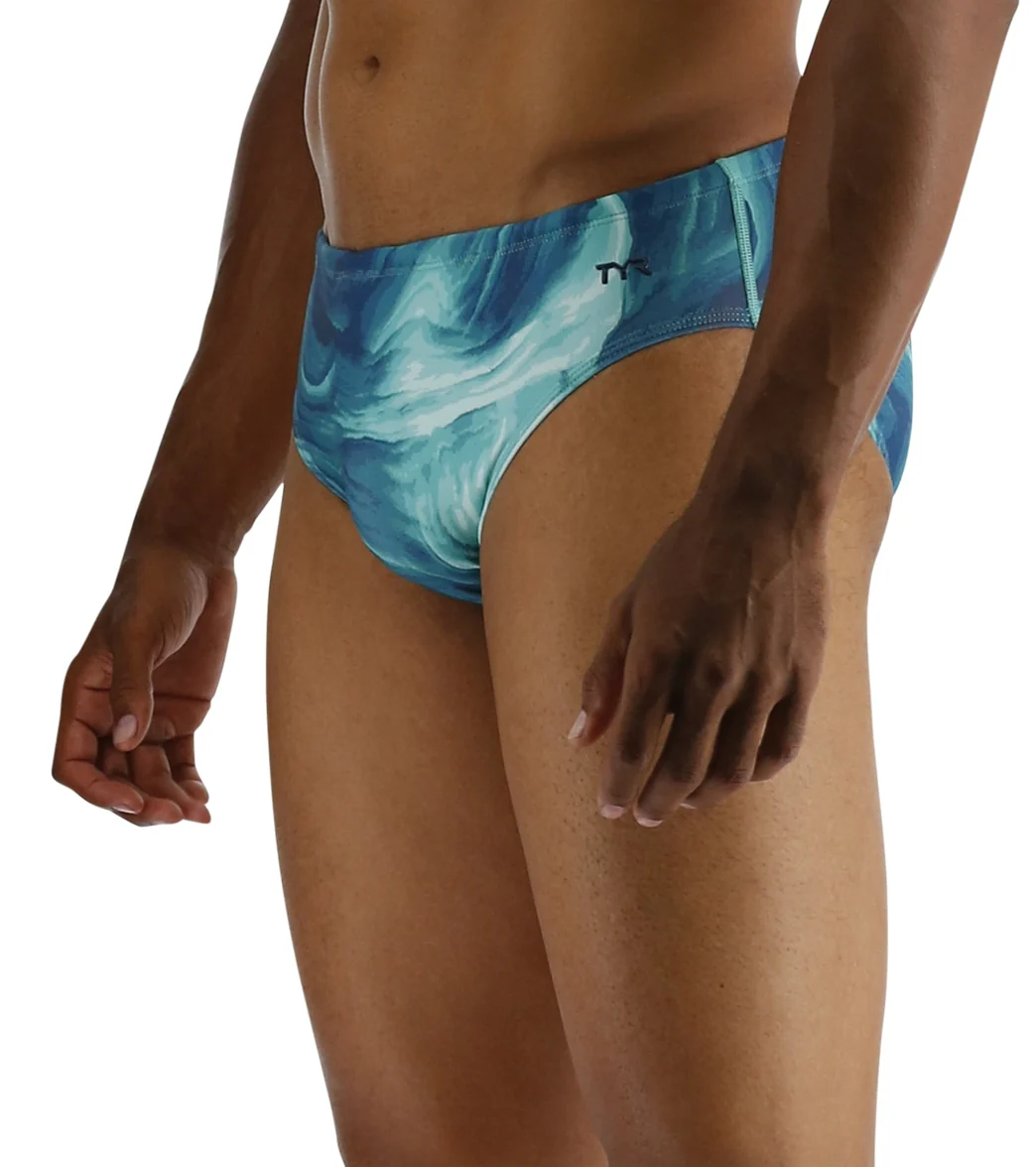 TYR Men's Mezio Racer Brief Swimsuit - Image 4