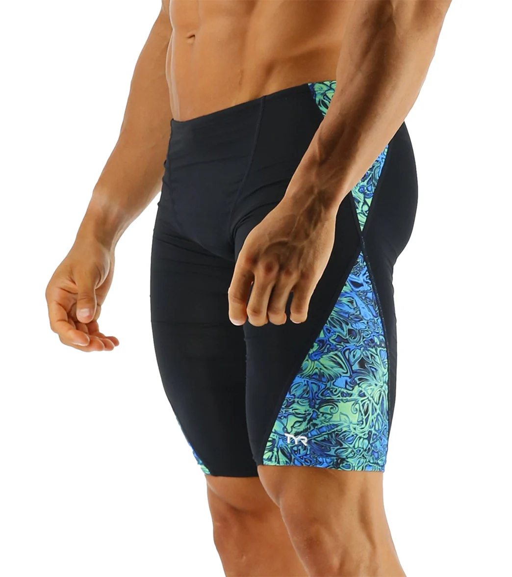 TYR Men's Nebulous Blade Splice Jammer Swimsuit - Image 4