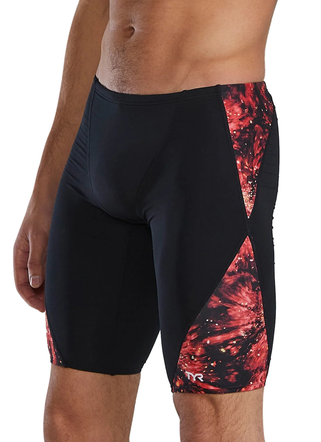 TYR Men's Radiant Flare Blade Splice Jammer Swimsuit - Image 11