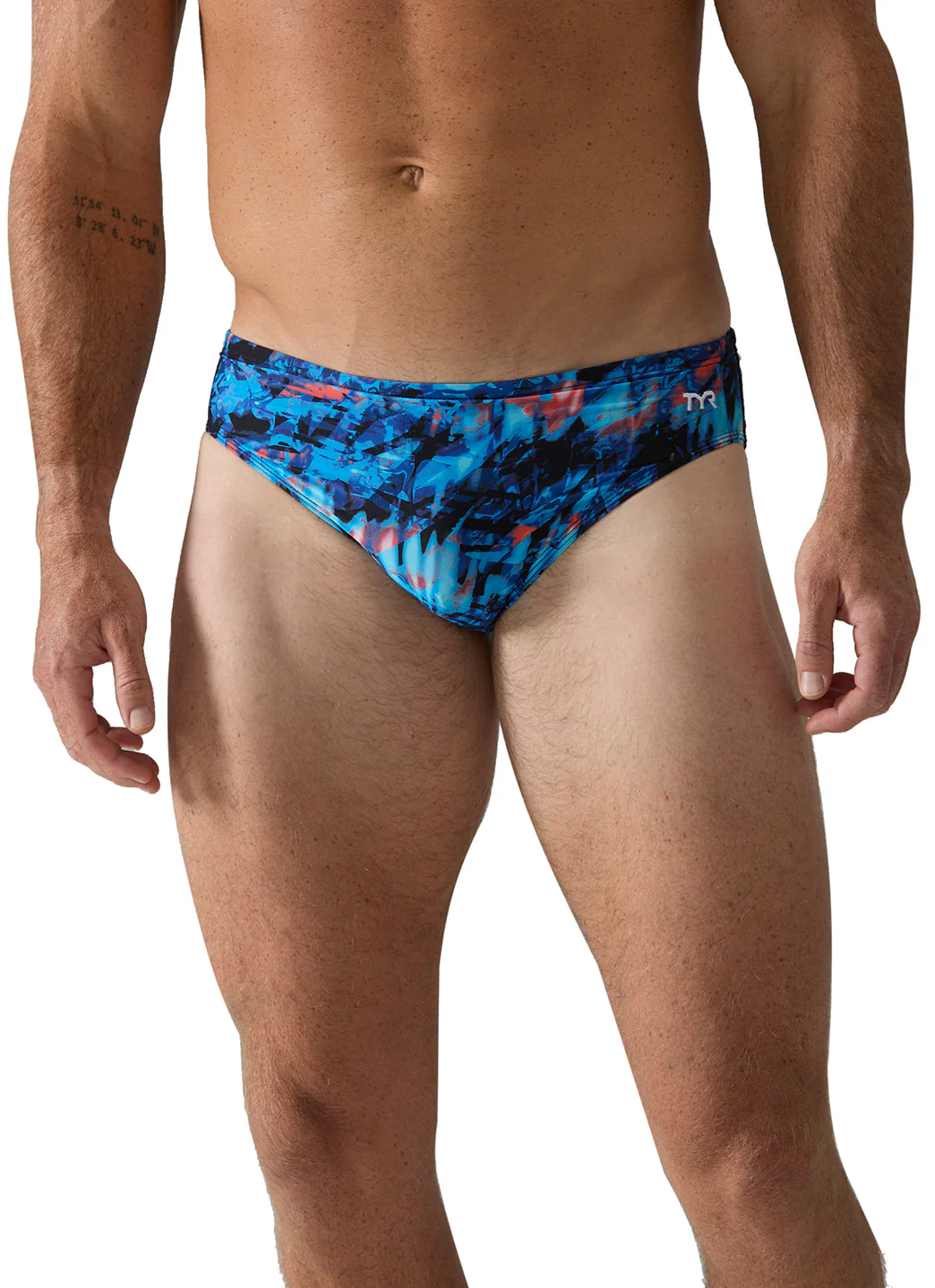 TYR Men's Seismo Durafast Lite Brief Swimsuit - Image 7