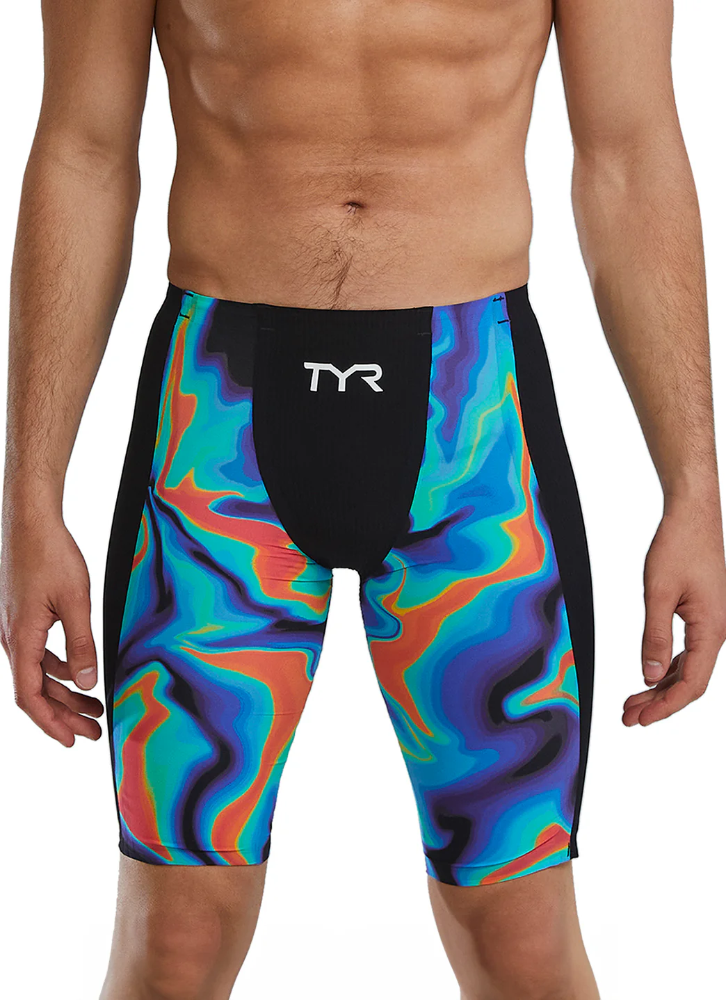TYR Men's Shockwave Infrared High Waist Jammer Tech suit Swimsuit - Image 15