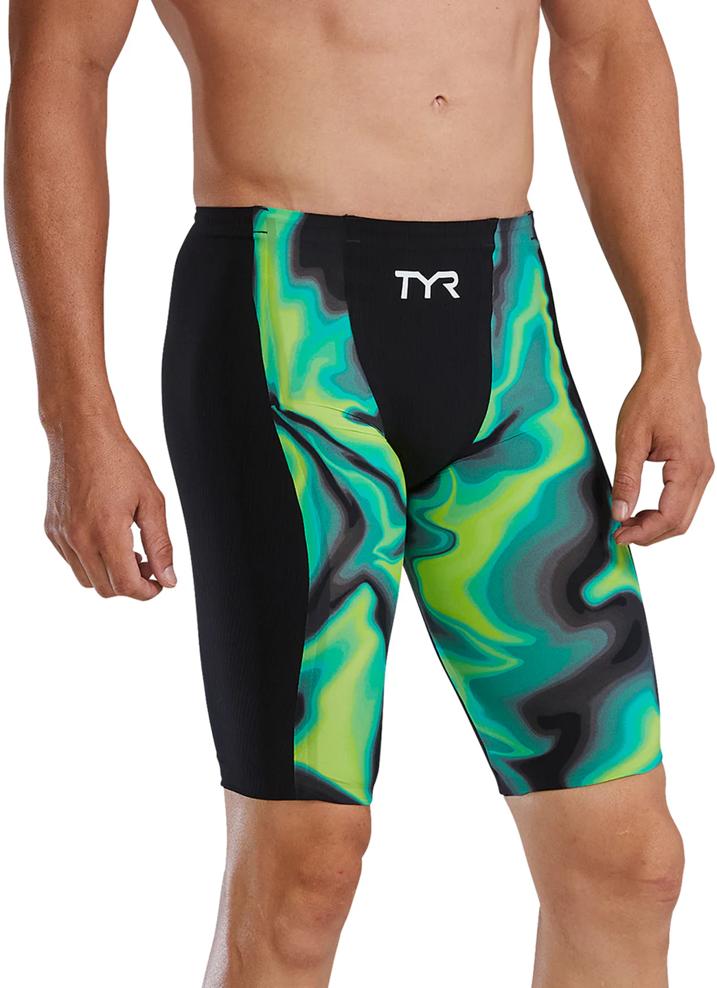 TYR Men's Shockwave Infrared High Waist Jammer Tech suit Swimsuit - Image 9