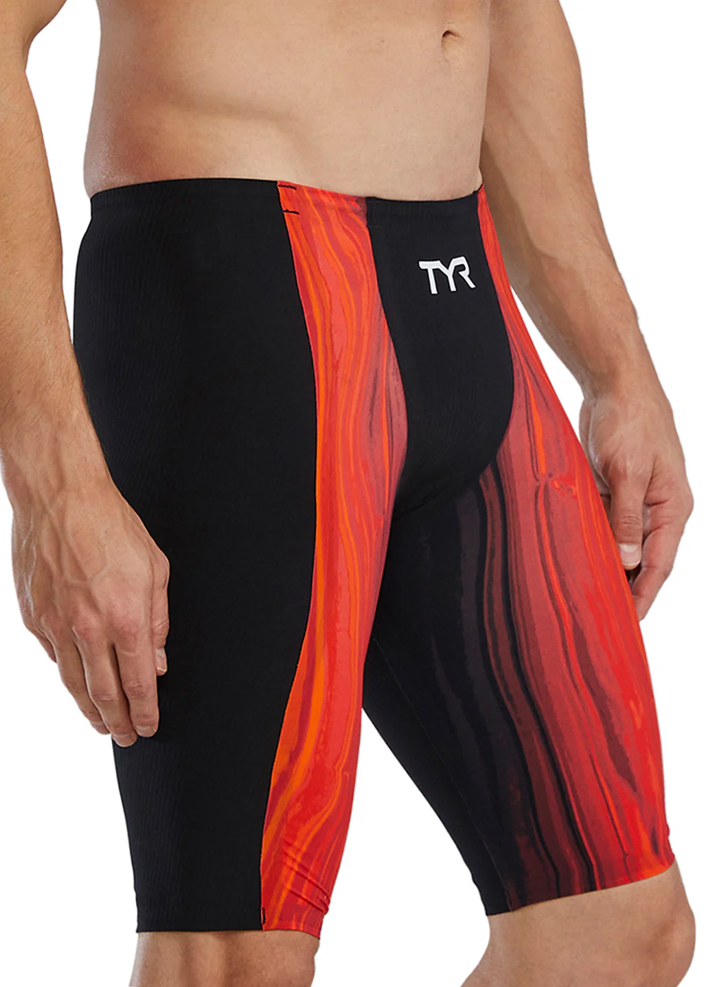TYR Men's Shockwave Volconyx High Waist Jammer Tech Suit Swimsuit - Image 8