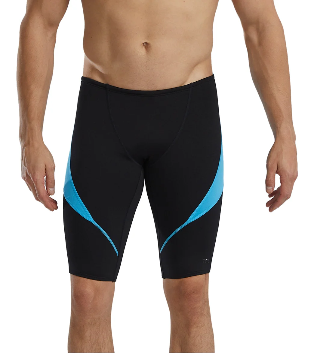 TYR Men's Solid Curve Splice Jammer Swimsuit - Image 11