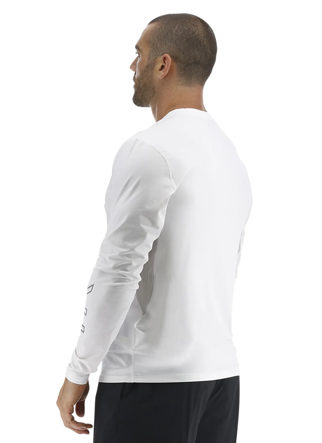 TYR Men's Solid SunDefense Long Sleeve UPF 50+ Swim Shirt - Image 33
