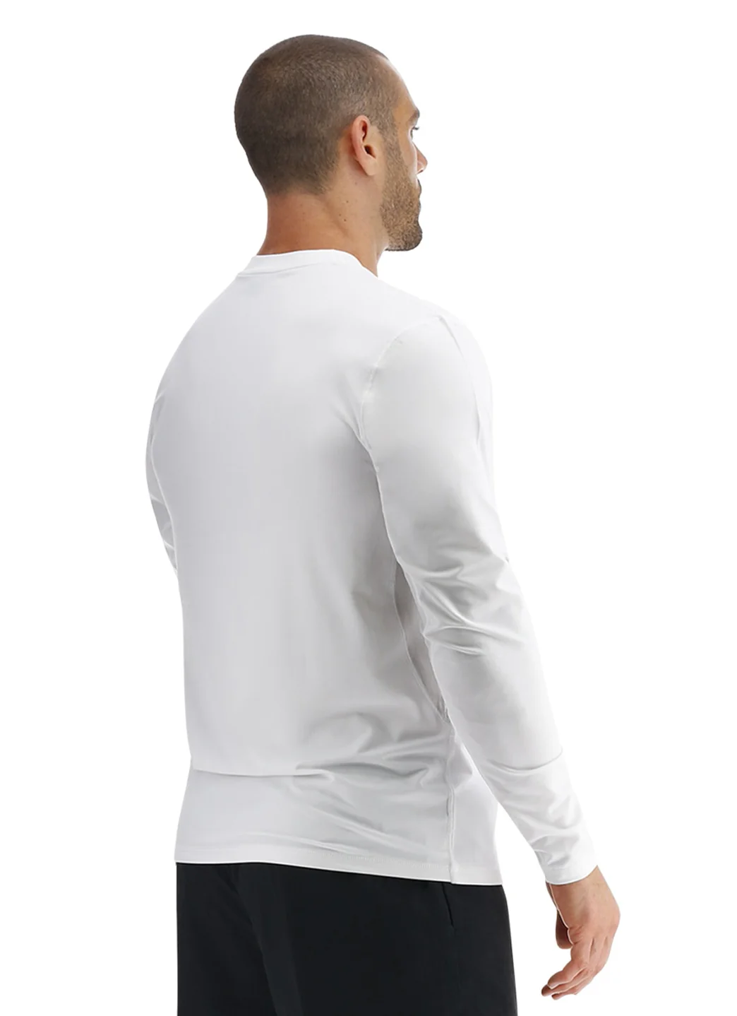 TYR Men's Solid SunDefense Long Sleeve UPF 50+ Swim Shirt - Image 34