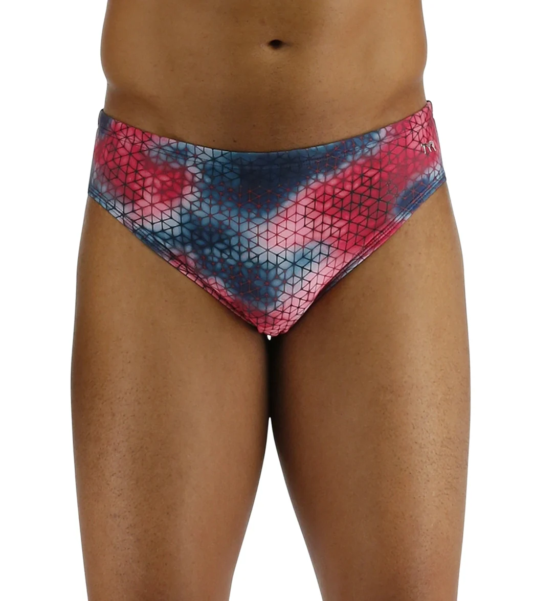 TYR Men's Starhex Racer Brief Swimsuit - Image 2