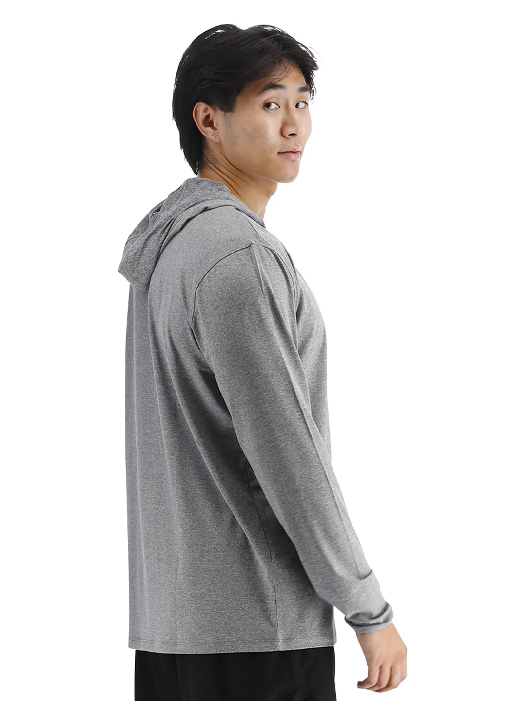 TYR Men's SunDefense Long Sleeve Hooded Swim Shirt - Image 15