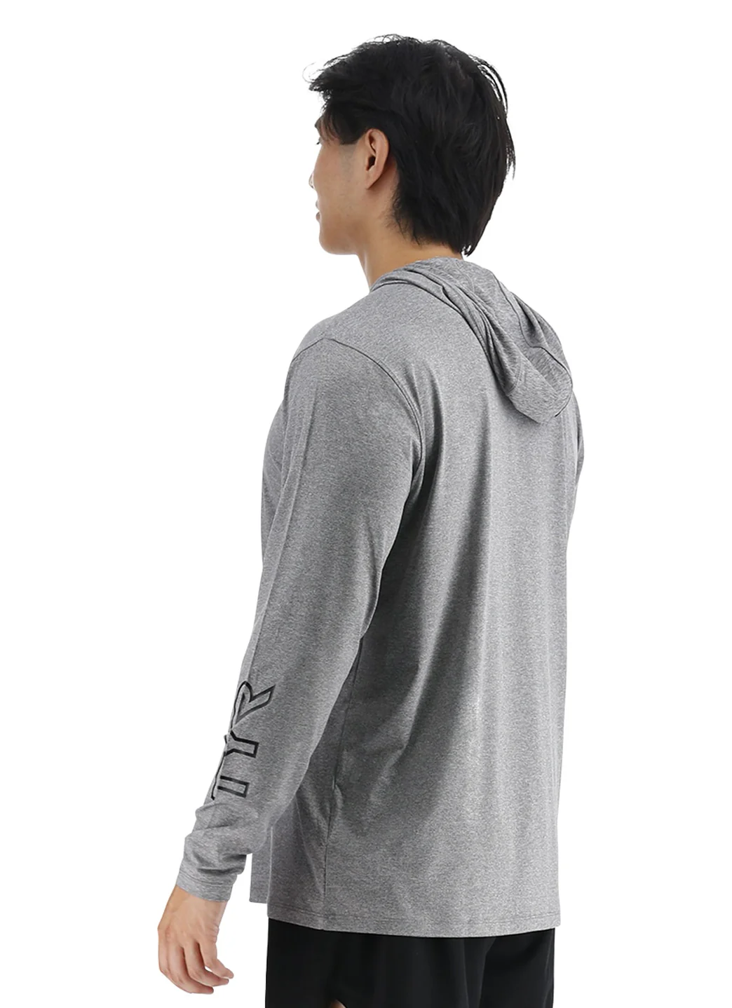TYR Men's SunDefense Long Sleeve Hooded Swim Shirt - Image 17