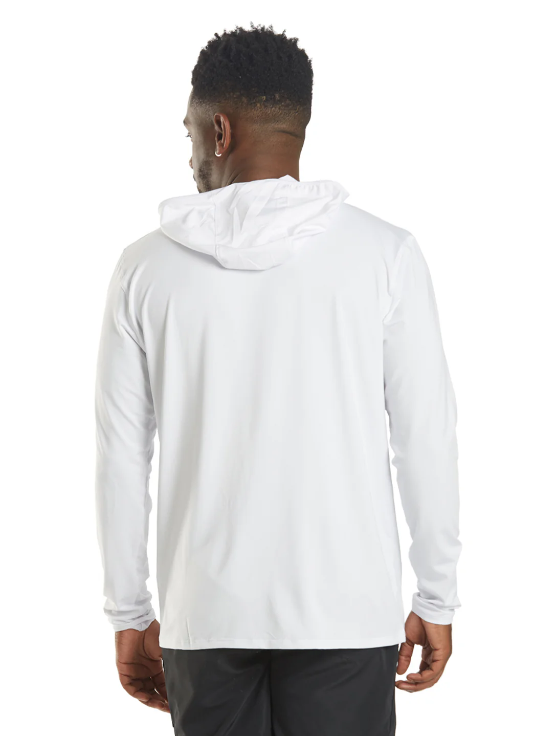 TYR Men's SunDefense Long Sleeve Hooded Swim Shirt - Image 47