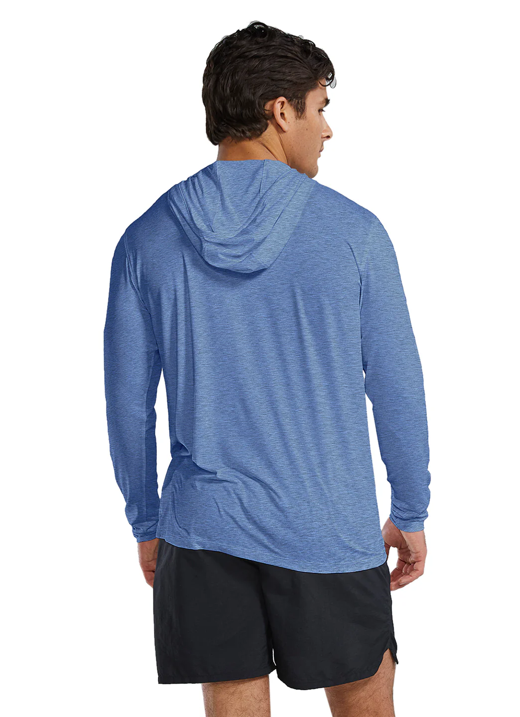 TYR Men's SunDefense Long Sleeve Hooded Swim Shirt - Image 54
