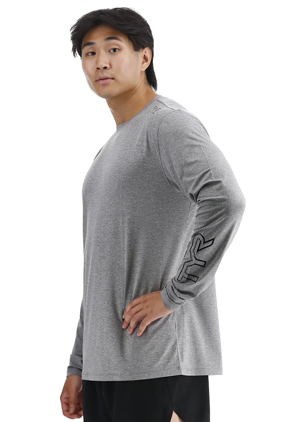 TYR Men's SunDefense Long Sleeve UPF 50+ Swim Shirt - Image 14