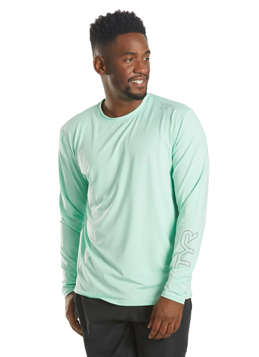 TYR Men's SunDefense Long Sleeve UPF 50+ Swim Shirt - Image 58