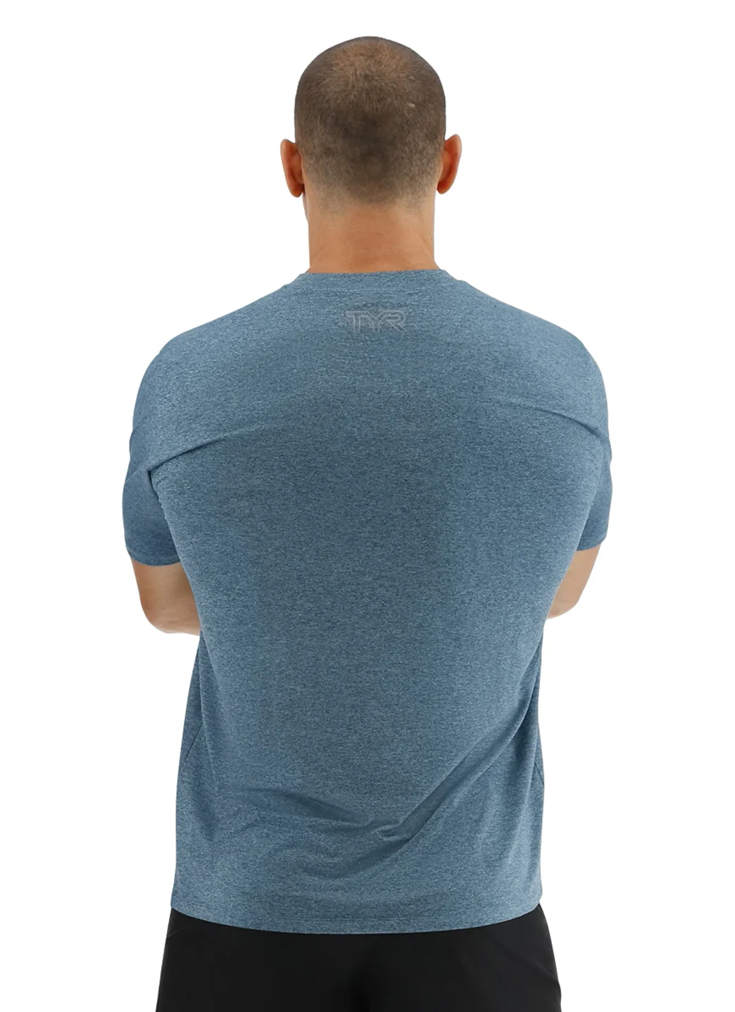 TYR Men's SunDefense Short Sleeve UPF 50+ Swim Shirt - Image 19
