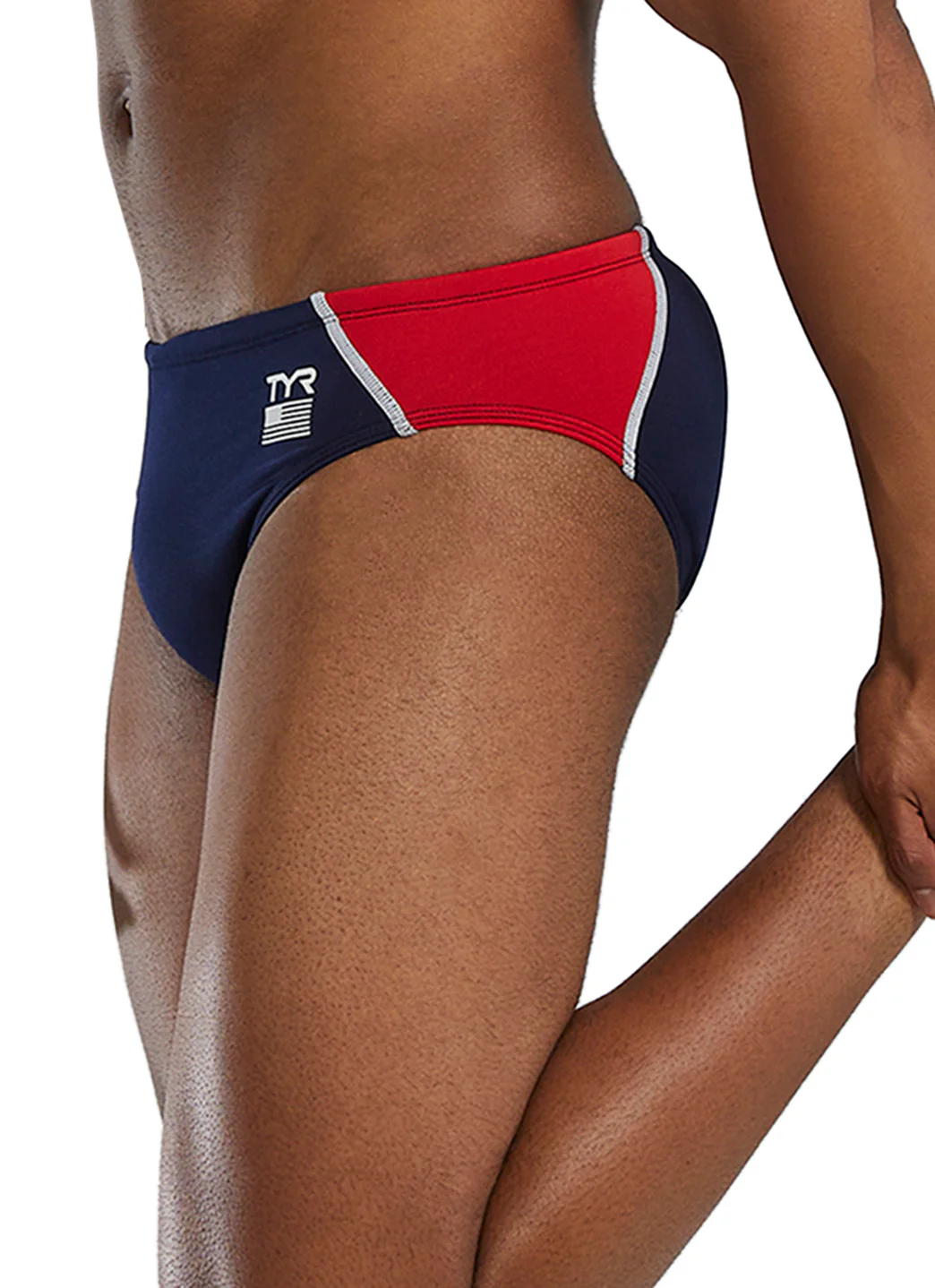 TYR Men's USA Durafast Elite Brief Swimsuit - Image 6