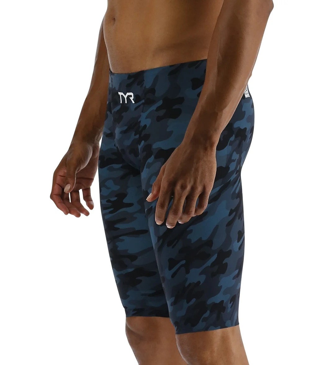 TYR Men's Venzo Camo High Waist Jammer Tech Suit Swimsuit - Image 30