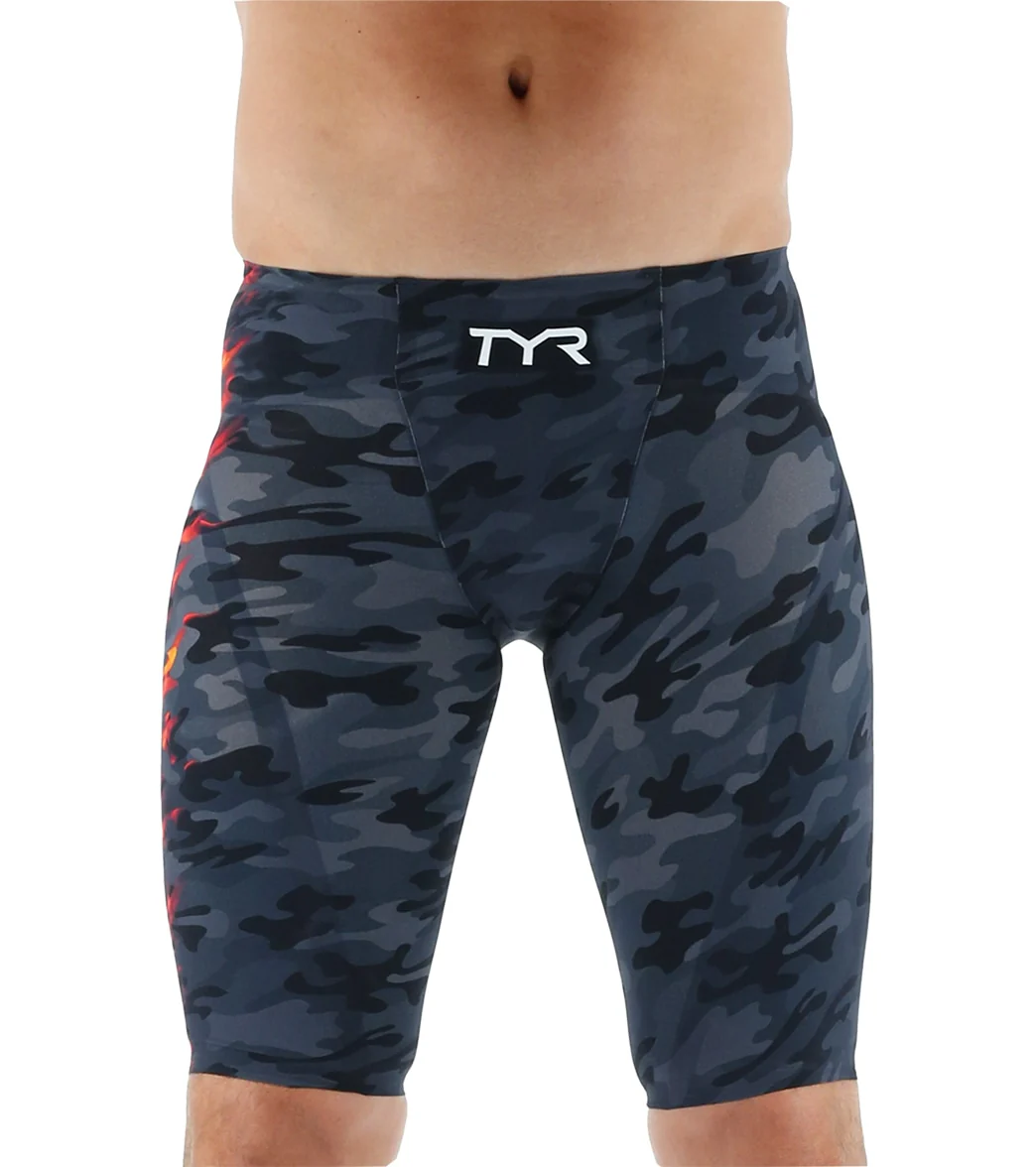 TYR Men's Venzo Camo Jammer Tech Suit Swimsuit - Image 8