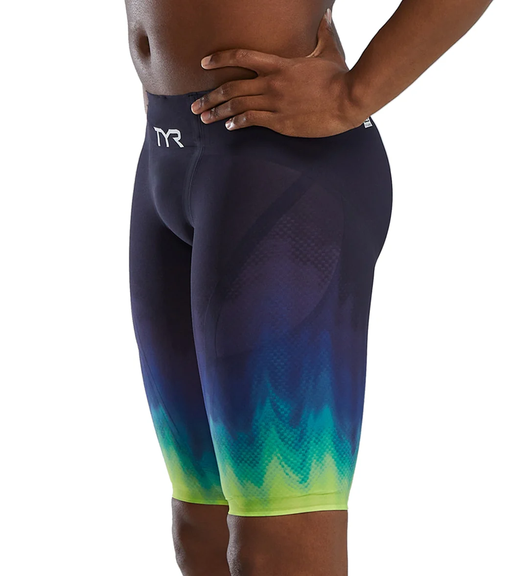 TYR Men's Venzo Influx High Waist Jammer Tech Suit Swimsuit - Image 10