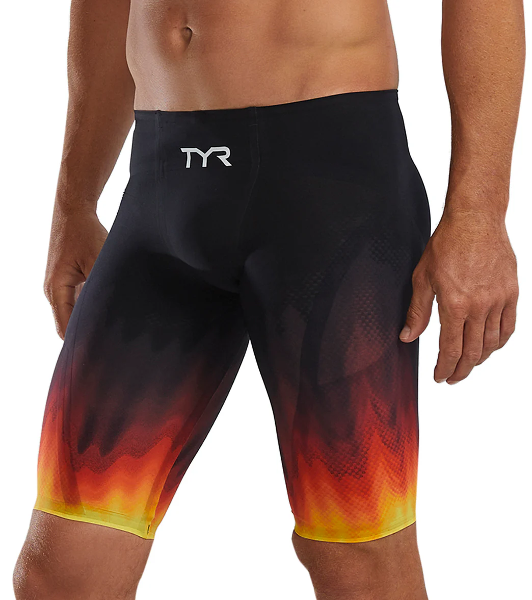TYR Men's Venzo Influx High Waist Jammer Tech Suit Swimsuit - Image 4
