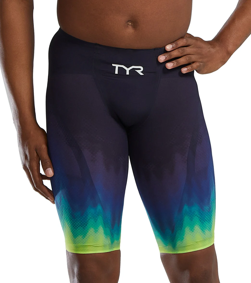 TYR Men's Venzo Influx High Waist Jammer Tech Suit Swimsuit - Image 7