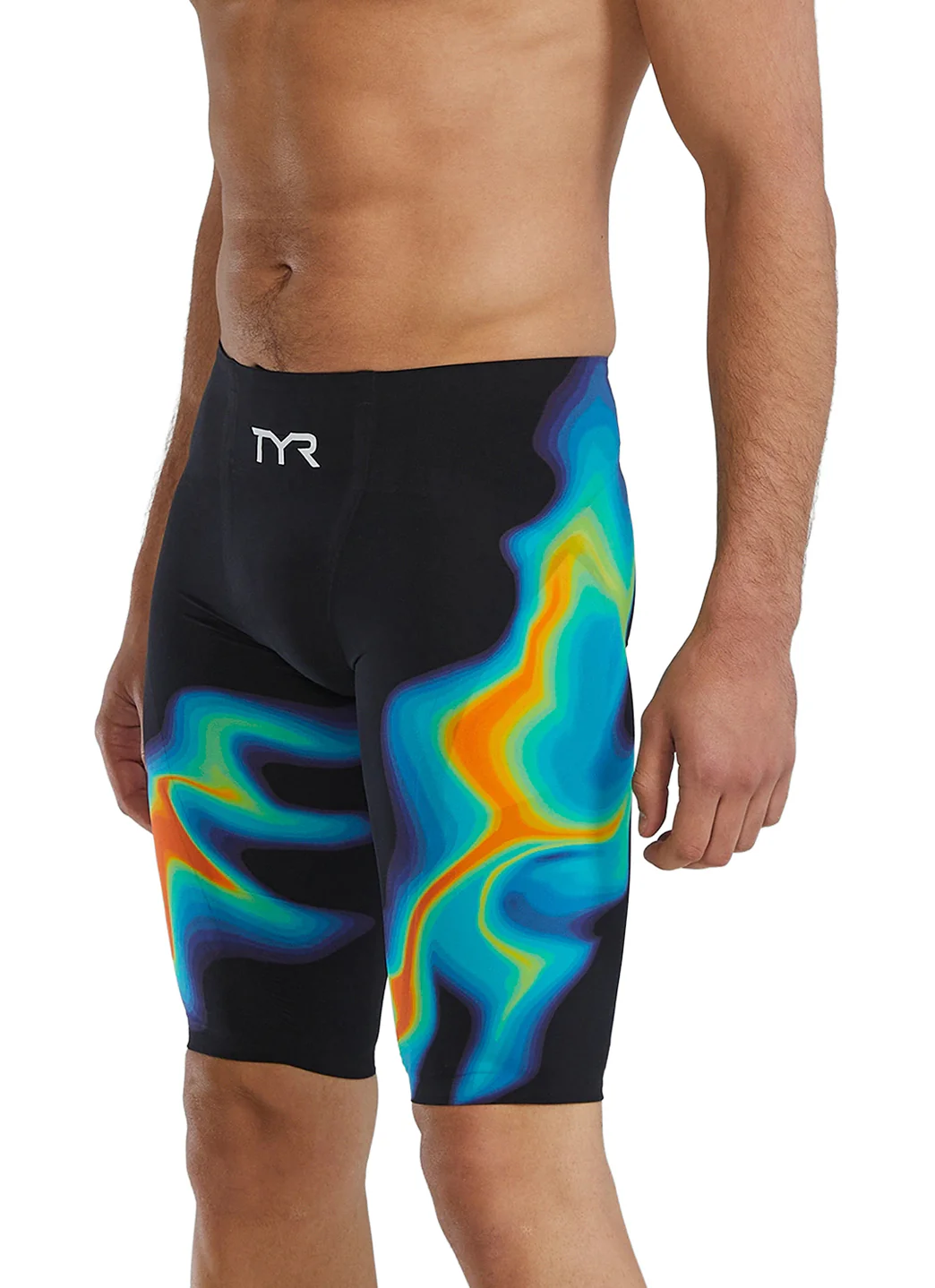 TYR Men's Venzo Infrared  High Waist Jammer Tech Suit Swimsuit - Image 11