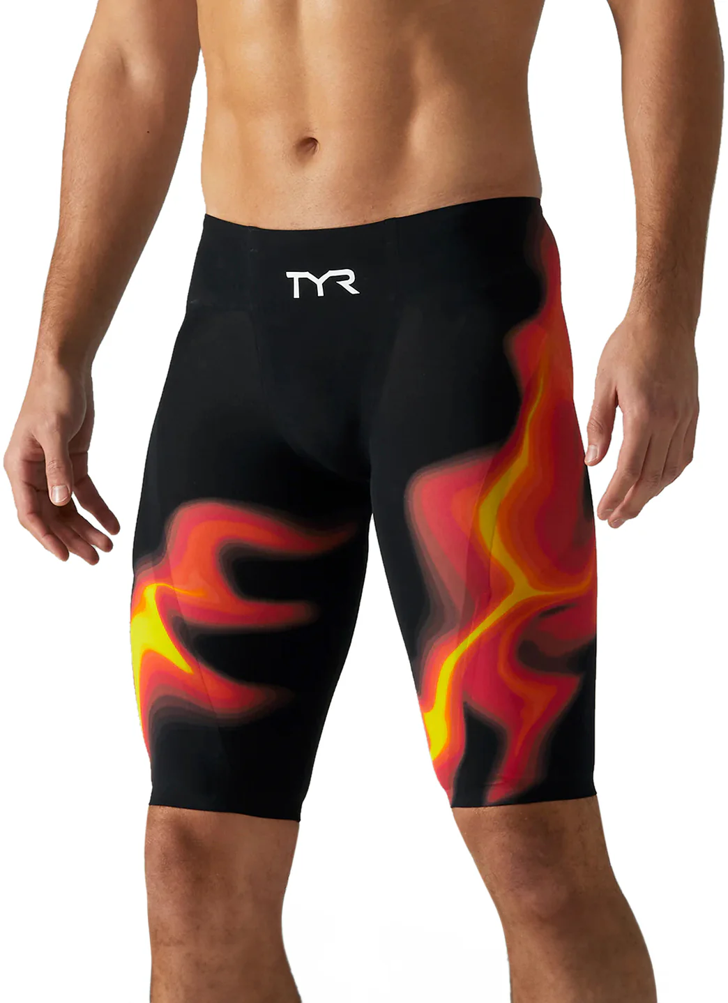 TYR Men's Venzo Infrared  High Waist Jammer Tech Suit Swimsuit - Image 5