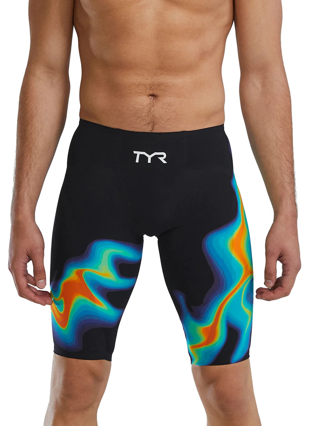 TYR Men's Venzo Infrared  High Waist Jammer Tech Suit Swimsuit - Image 8