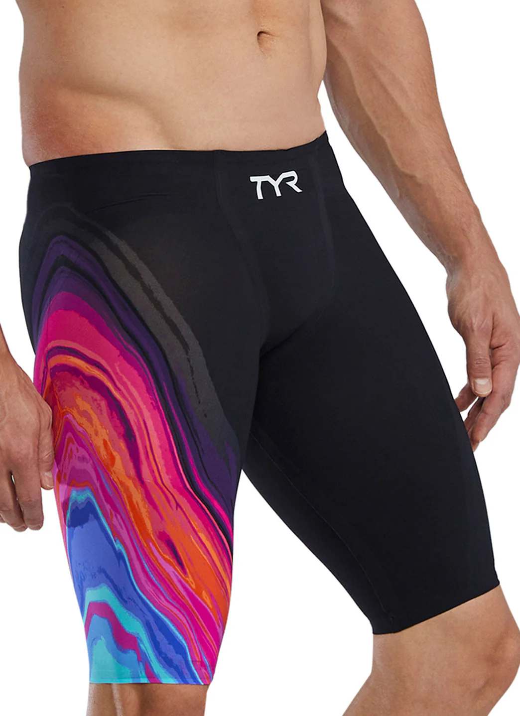 TYR Men's Venzo Volconyx Jammer Tech Suit Swimsuit - Image 16