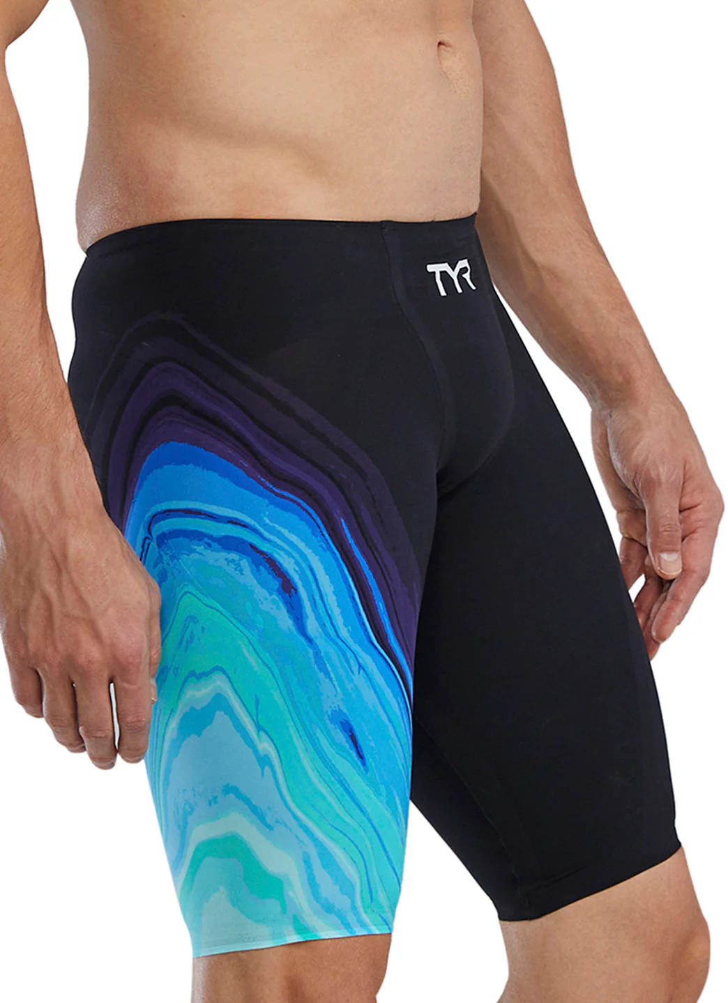 TYR Men's Venzo Volconyx Jammer Tech Suit Swimsuit - Image 22